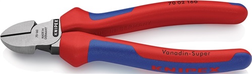 KNIPEX Seitenschneider L.180mm Kopf pol.Mehrkomp.-Hüllen max.2,5mm KNIPEX