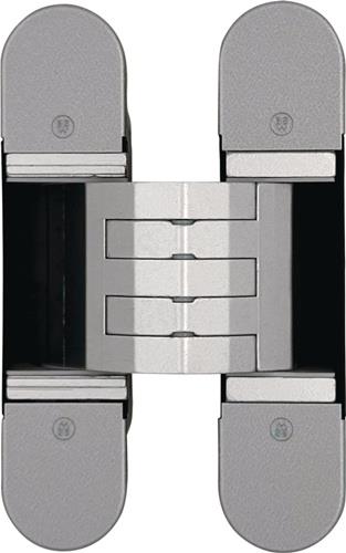 BSW verdecktl.Objektband Hide 3D130-80 Alu.F1 Bandhöhe 130mm Bel.-W.80kg BSW