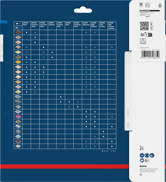 BOSCH Kreissägeblatt Expert for Aluminium, 250 x 30 x 2,8 mm, 68