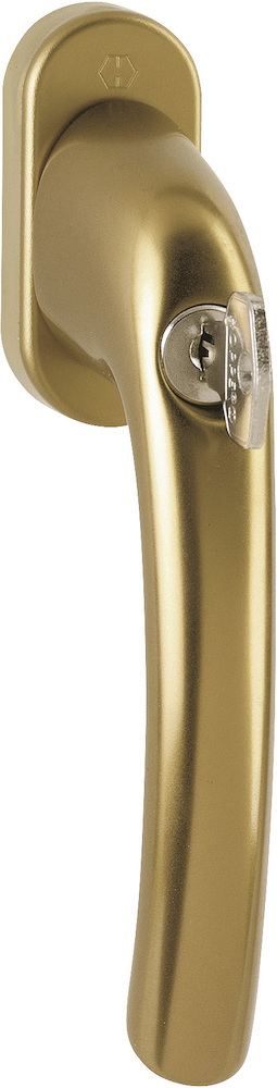 HOPPE® Fenstergriff absperrbar Tôkyô 0710S/U26, ohne Schrauben, N10, Aluminium, 8104838