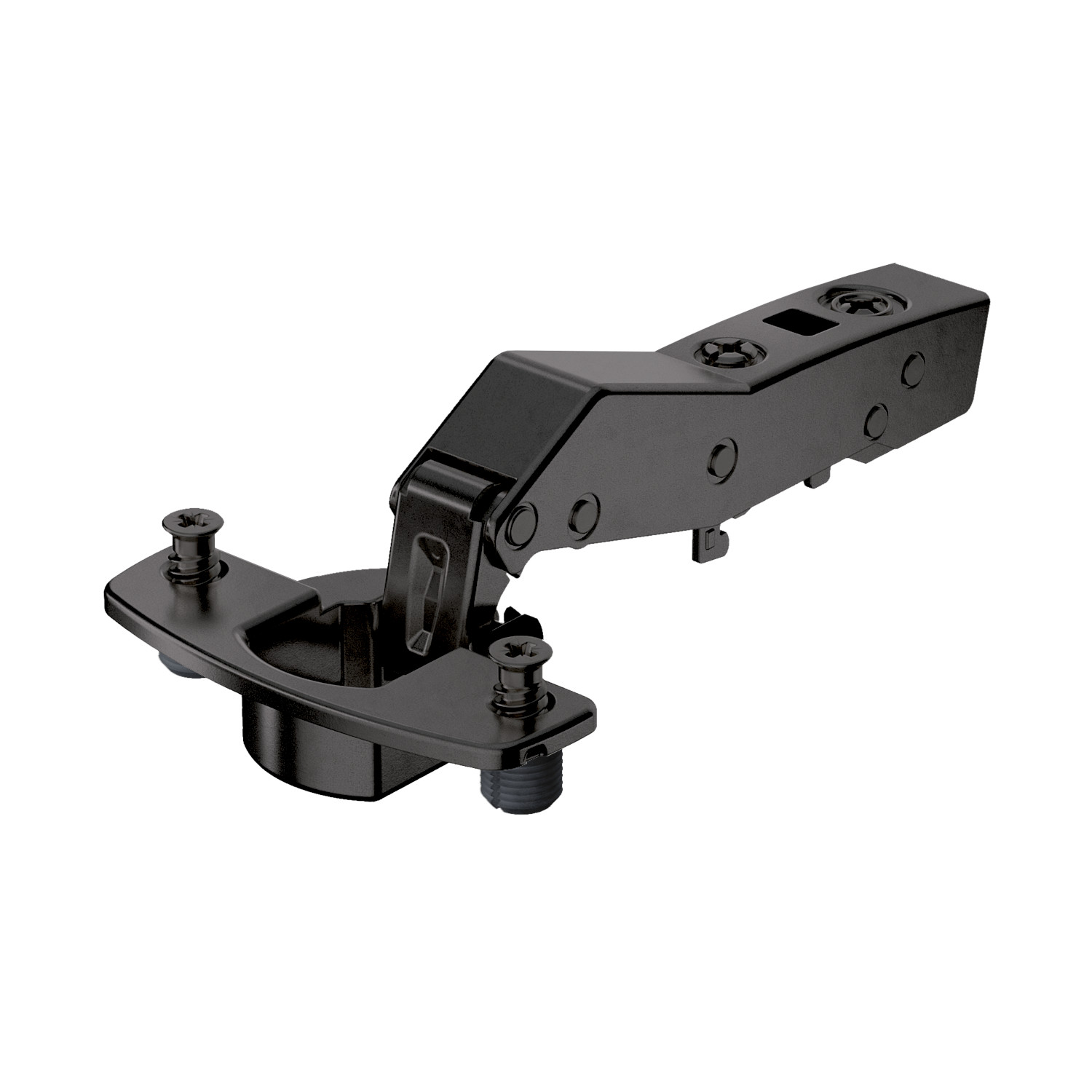 HETTICH Sensys Winkelscharnier W30 mit integrierter Dämpfung (Sensys 8639i W30), obsidianschwarz, 9091777