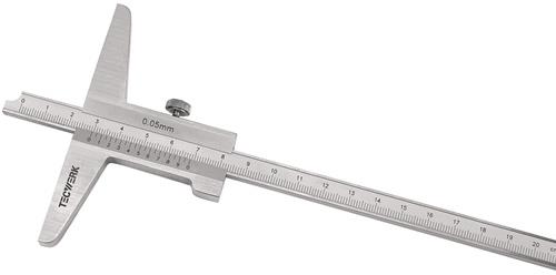 TECWERK Tiefenmessschieber DIN 862 200mm ger.Schiene 10x4,5mm TECWERK
