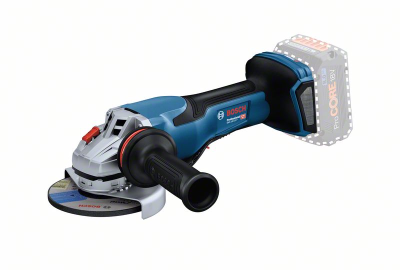 BOSCH Akku-Winkelschleifer BITURBO GWS 18V-15 P, solo, L-BOXX