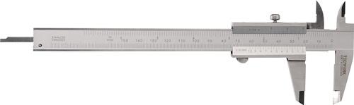 TECWERK Taschenmessschieber DIN 862 150mm m.Schr.eck.f.Linkshänder TECWERK