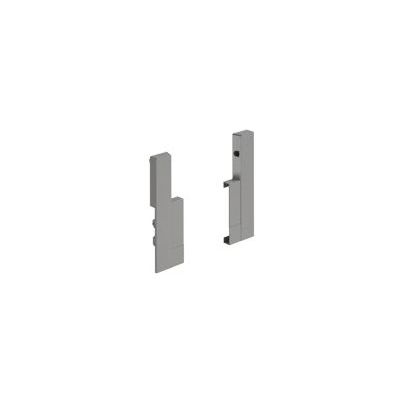 HETTICH Verbinder für Aluminiumfront InnoTech, 144 mm, links und rechts, grau