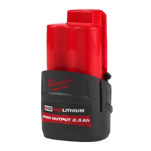 MILWAUKEE M12™ HIGH OUTPUT™ 2,5-Ah-Akku M12HB2.5 (High Output)