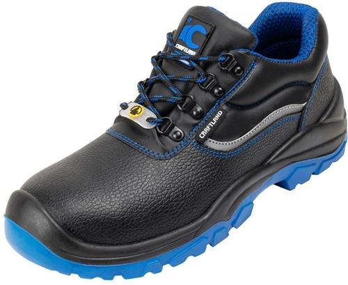 CRAFTLAND Sicherheitsschuh NAUEN Gr.43 W.10,5 schwarz/blau S3 FO SR ESD EN20345 CRAFTLAND