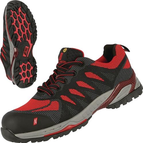 NITRAS Sicherheitsschuh PRO STEP Gr.40 W.11 schwarz/rot S1P SRC EN 20345,EN 61340-4-3 NITRAS Sicherheitsschuh PRO STEP Gr.40 W.11 schwarz/rot S1P SRC EN 20345,EN 61340-4-3