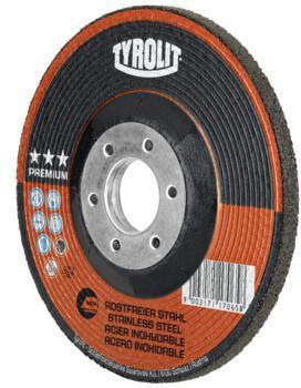 TYROLIT Schruppscheibe PREMIUM D178xS7mm K.30 gekr.Bohr.22,23mm TYROLIT