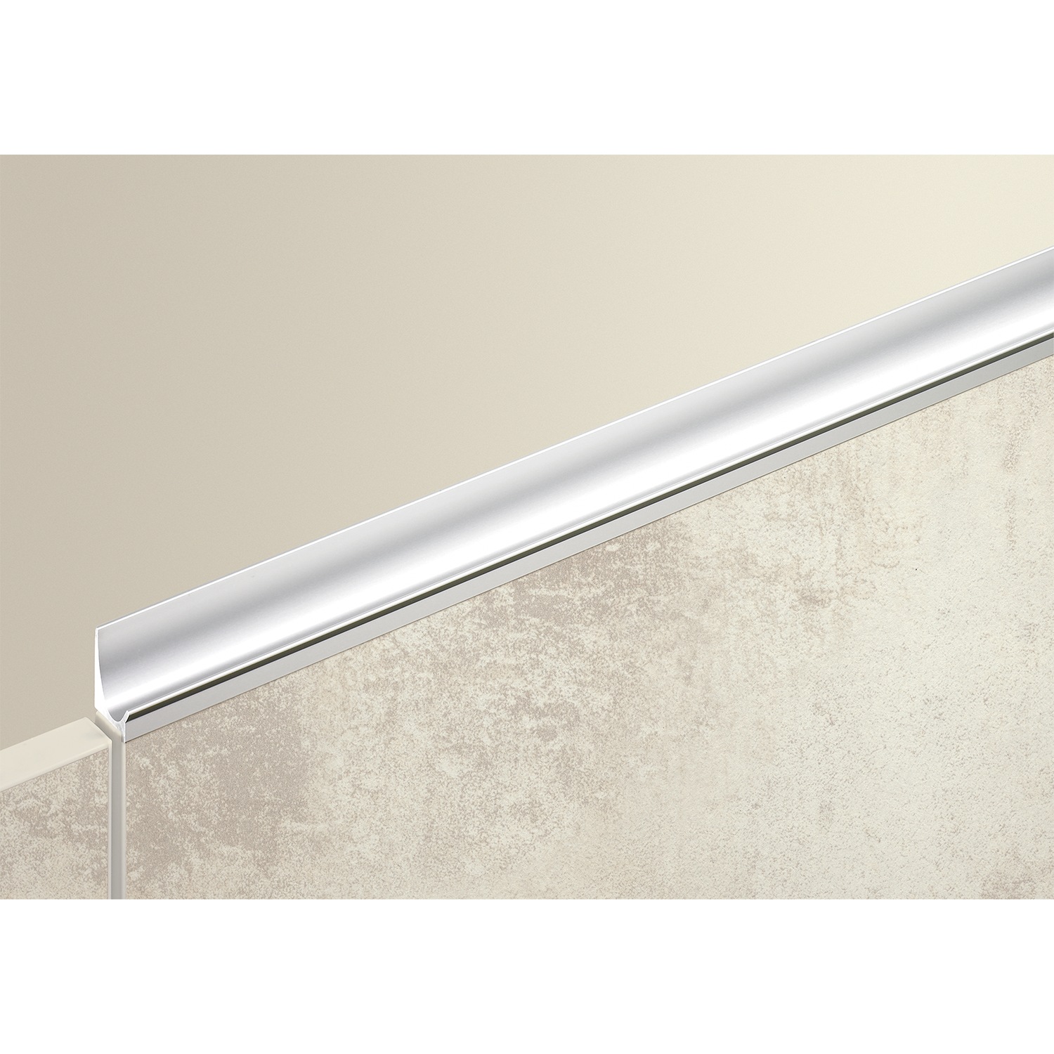 HETTICH Griffleiste Lutetia, L 2000 mm, B 23 mm, H 28 mm, Aluminium eloxiert, 115091