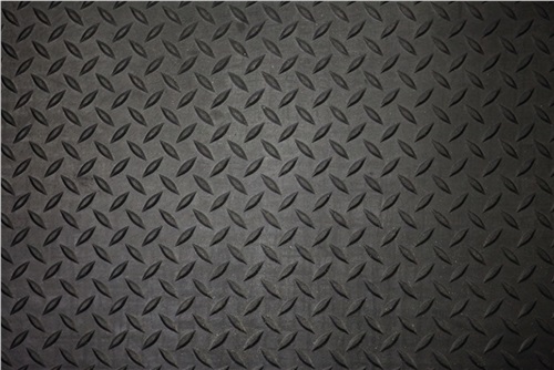 MILTEX Arbeitsplatzbodenbelag Fertigmatte L710xB780xS13mm schwarz Naturkautschuk
