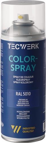 TECWERK Colorspray blau hochglänzend RAL 5010 400ml Spraydose TECWERK