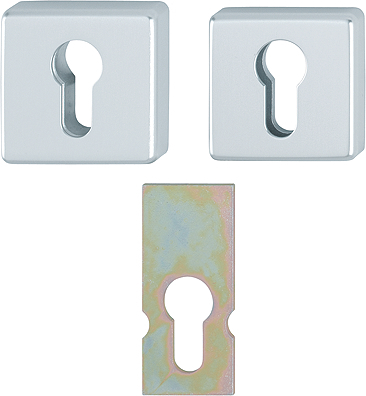 HOPPE® Schutz-Schlüsselrosette 52NSA/52S, ES 1 (SK2), Aluminium, 3605540
