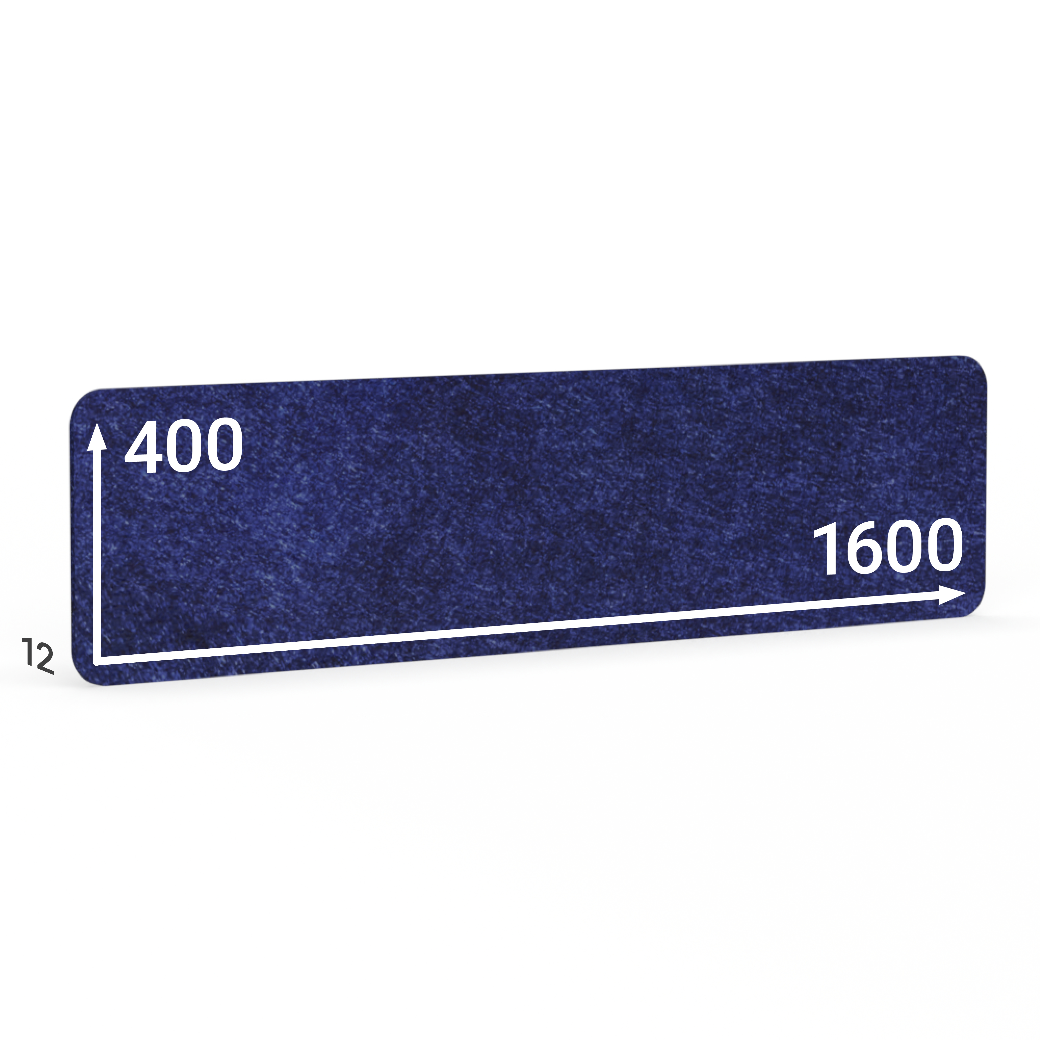 BMB AKUSTIX Vario eco, HxBxS: 400x1600x12 mm, Navy, AV01