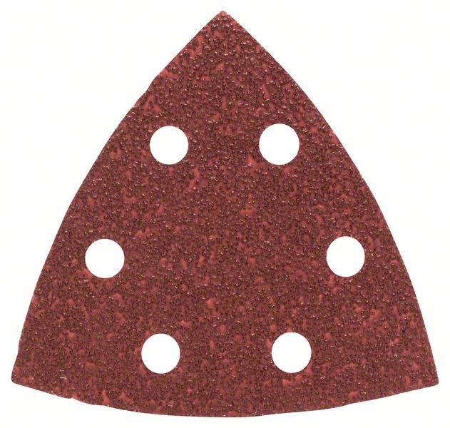 BOSCH Schleifblatt-Set für Deltaschleifer, 93 mm, 40, 6 Löcher, 25er-Pack