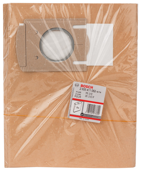BOSCH Papierfilterbeutel, passend zu GAS 12-50 RF, PAS 12-50 F