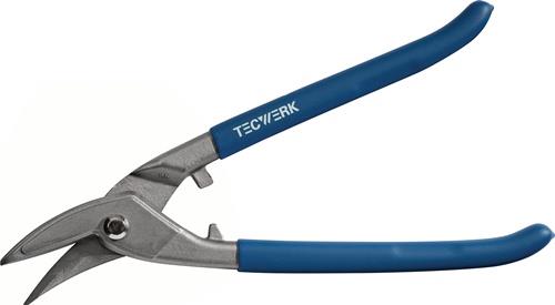 TECWERK Lochschere Gesamt-L.250mm re.STA max.1mm VA max.0,5mm Qualitätsst.Ku.-Überzug TW