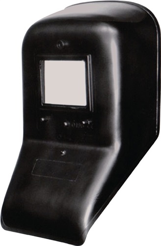 JAS Schweißerschutzschild m. DIN-9-Glas u. Vorsatzglas 90x110mm Ku.
