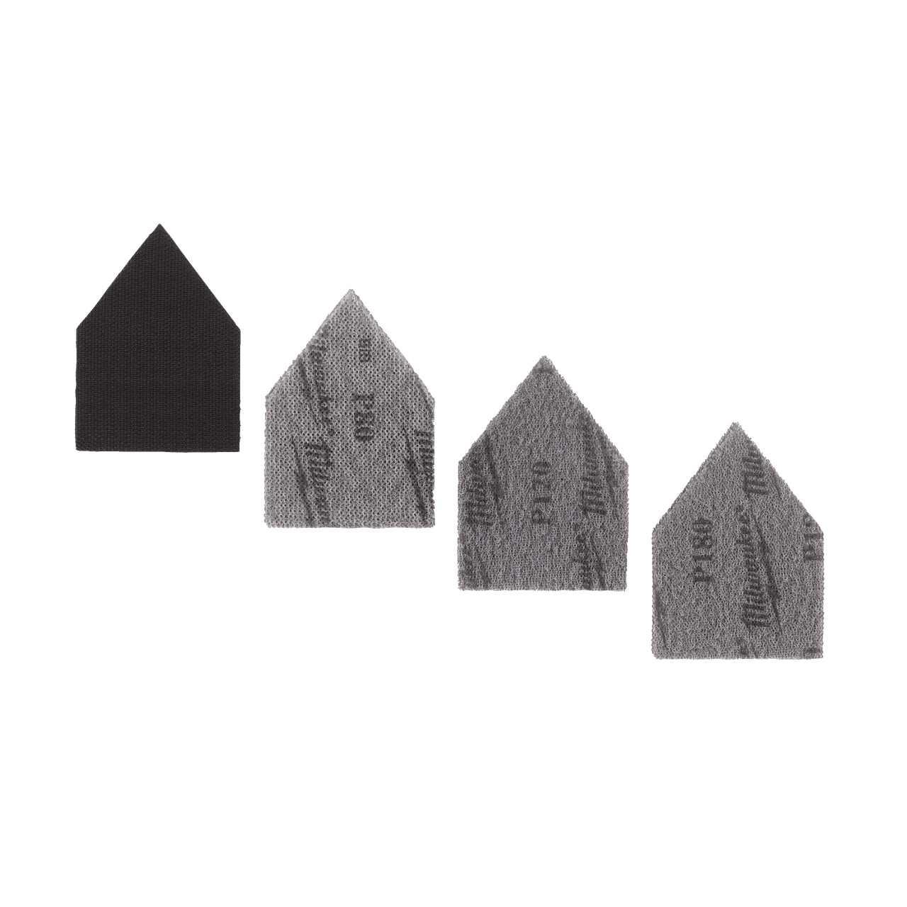 4 x K80, 4 x K120, 4 x K180, 1 x Zwischenplatte Schleifblätter Netzstruktur für M12FDSS 67 x 92 mm Set 13-teilig