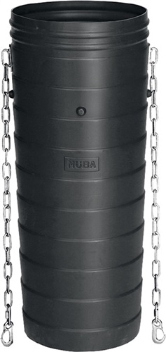 MÜBA Schuttrohr 9,5kg D.oben=528mm 412mm 110cm MÜBA
