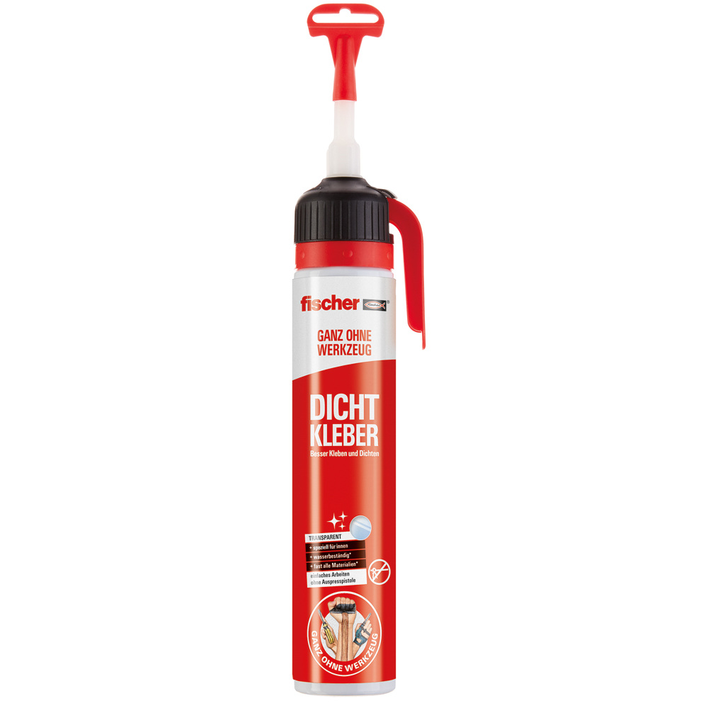 FISCHER DICHTKLEBER transparent