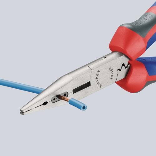 KNIPEX Verdrahtungszange L.160mm 0,5-0,75/1,5/2,5mm² pol.Comfort-Griff KNIPEX
