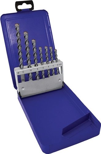 PROMAT Hammerbohrersatz SDS-Plus 7-tlg.SDS-Plus Ku.-Box PROMAT PROMAT Hammerbohrersatz SDS-Plus 7-tlg.SDS-Plus Ku.-Box PROMAT