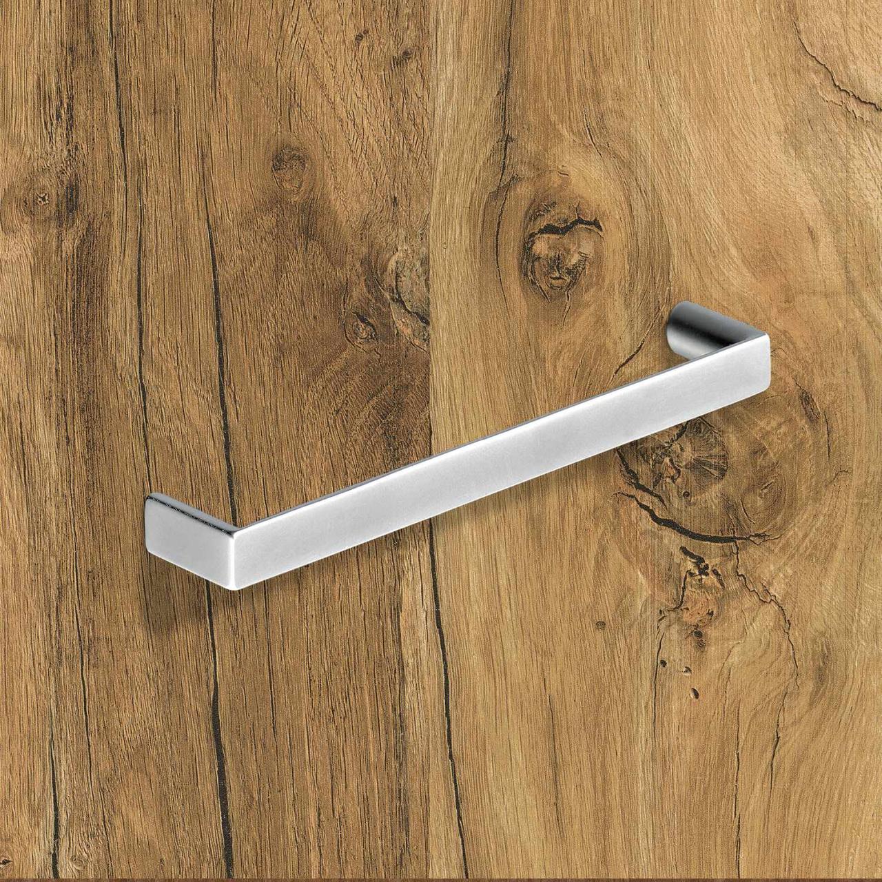 HETTICH Griff Baldone, •–• 160, L 168 mm, B 11 mm, H 26 mm, Verchromt matt, 9995782 HETTICH Griff Baldone, •–• 160, L 168 mm, B 11 mm, H 26 mm, Verchromt matt, 9995782