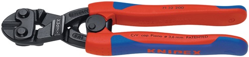 KNIPEX Kompaktbolzenschneider CoBolt L.200mm Mehrkomp.-Hülle ger.m.Aussparung