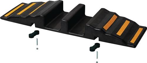 Nordwest Gummi-Schlauchbrücke L850xB380xH90mm 6 Reflektorstreifen