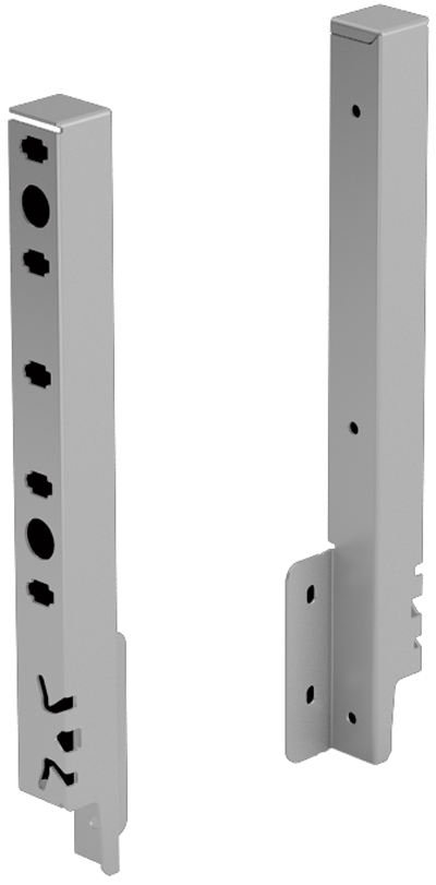 HETTICH Set Rückwandverbinder ArciTech 250 mm, silber, links und rechts, 9150645