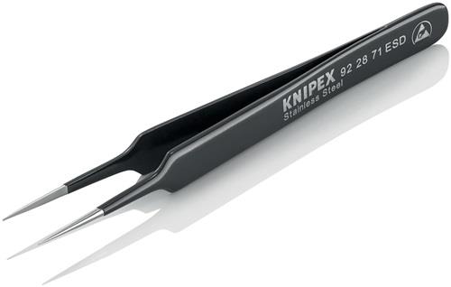 KNIPEX Präzisionspinzette L.110mm ger.nadelfein rostfr.antimagn.elektr.ableitend KNIPEX