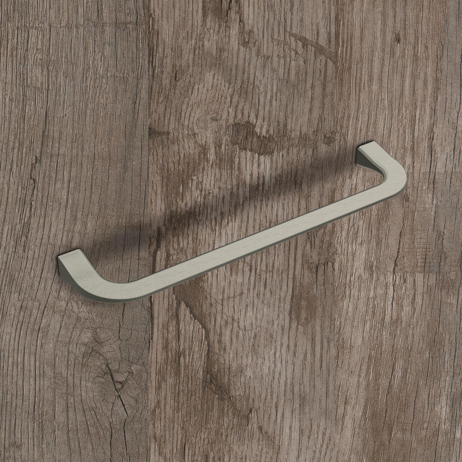 HETTICH Griff Lungro, Bohrabstand 160 mm, L 171 mm, B 11 mm, H 37 mm, Edelstahl Optik gebürstet, 9348292