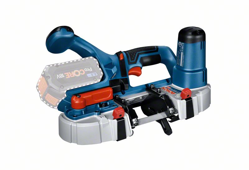 BOSCH Akku-Bandsäge GCB 18V-63, Solo Version, L-BOXX