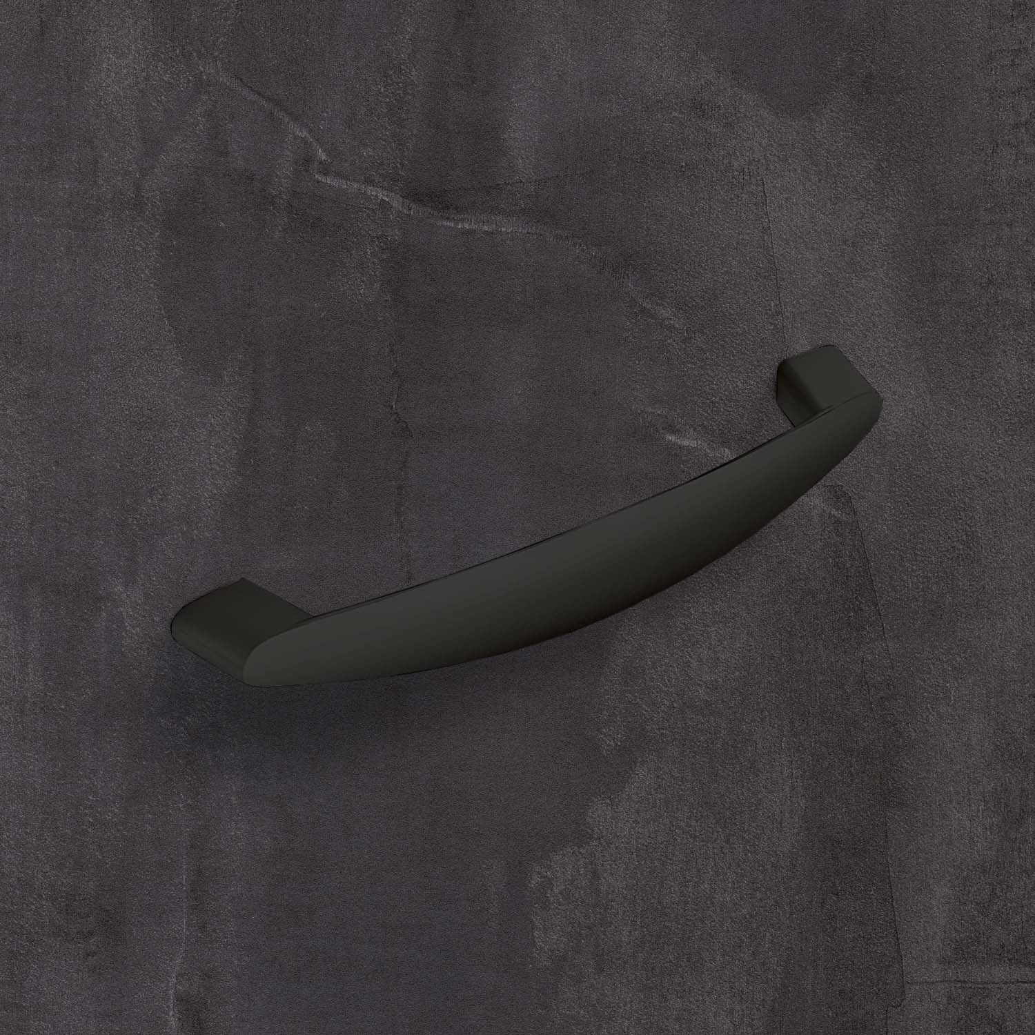 HETTICH Griff Dinia, Bohrabstand 128 mm, L 143 mm, B 18 mm, H 29 mm, Schwarz matt, 9345392