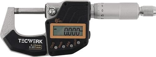 Bügelmessschraube DIN 863/1 IP65 digital TECWERK
