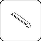 GUTMANN Fensterbankhalter RV 4/40/25 für FB 210-280mm inkl. Flachstück, Aluminium