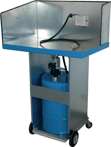 RAPID Kleinteilereiniger f.50-60l-Gebinde Stahlbl.verz.fahrbar