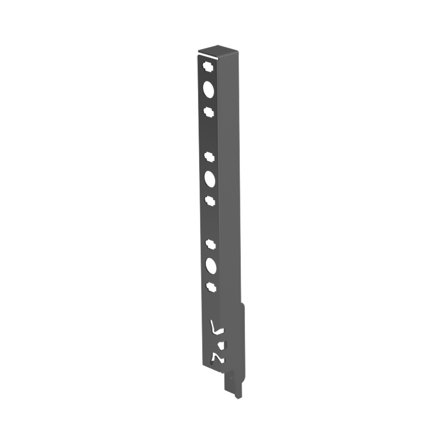 HETTICH Rückwandverbinder ArciTech 282 mm, anthrazit, links, 9121871