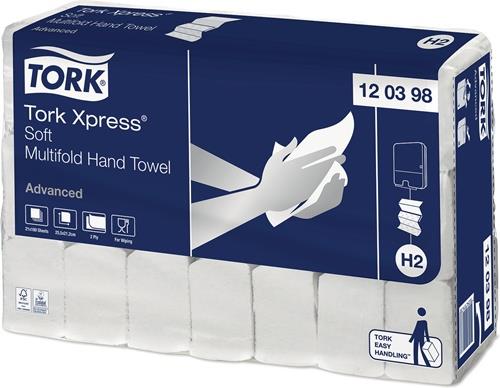 TORK Handtuch Tork Xpress® 120289 2-lag. ,Advanced weiß L256xB212ca.mm 3780 Tücher/VE
