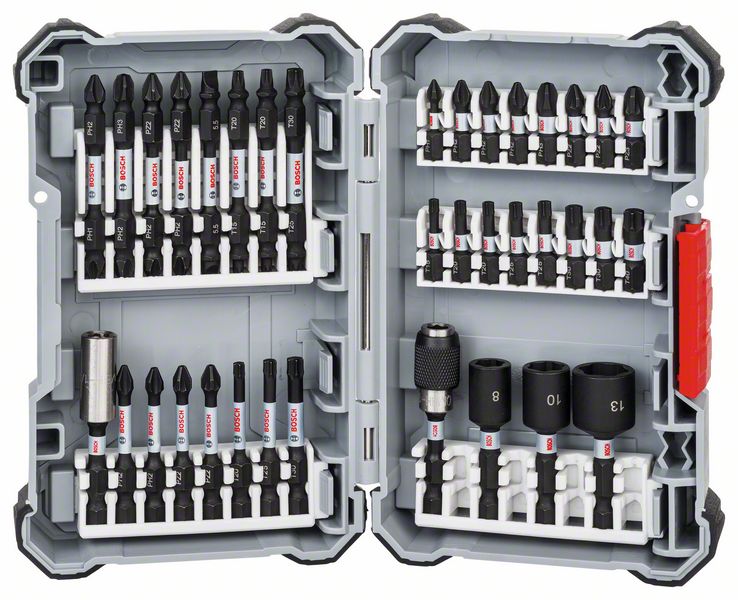 BOSCH Doppelklingen Schrauberbit-Set Impact Control, 36-teilig