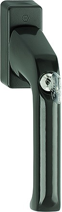 HOPPE® Fenstergriff absperrbar London 013S/U34 100NM, ohne Schrauben, Aluminium, 1827835