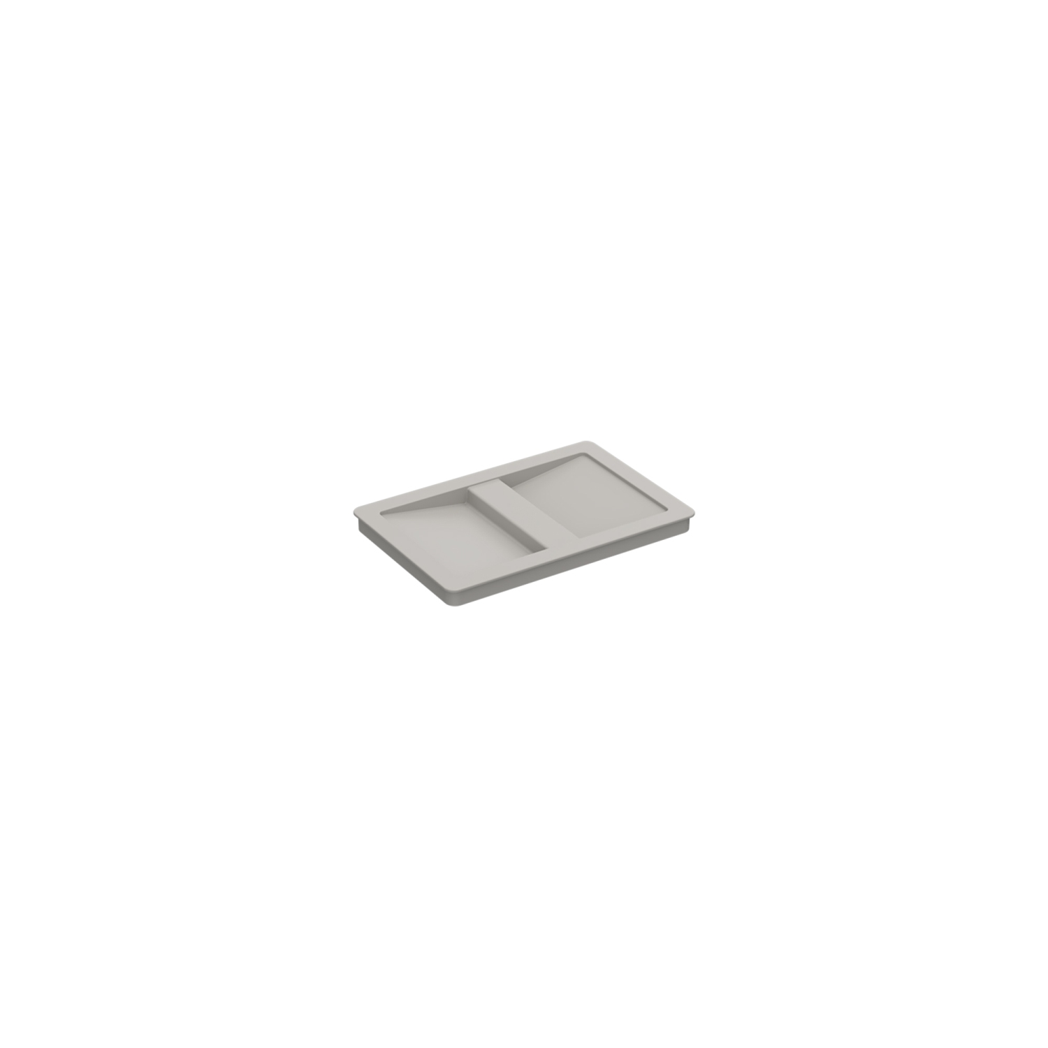 HETTICH InsertFlex, Deckel 8 l, Kunststoff grau, 226 x 156 x 15, 9207653