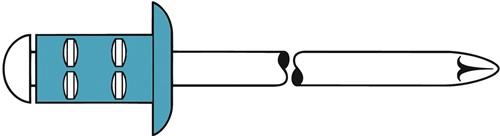 GESIPA Blindniet PolyGrip® Nietschaft dxl 4x13mm VA 500 St.GESIPA