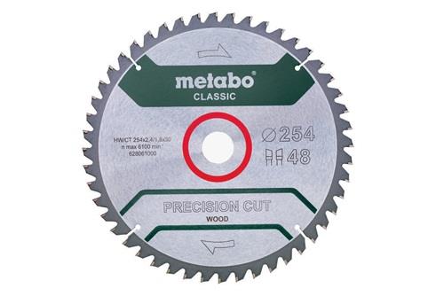 METABO Kreissägeblatt cordless cut wood classic AD 254mm Z.48 Bohr.30mm Schnitt-B.2,4mm