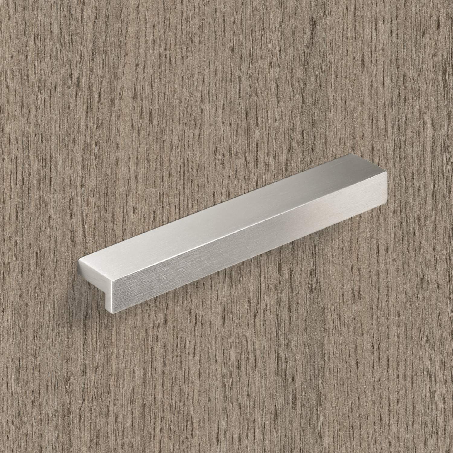 HETTICH Griff Rovigo, •–• 192, L 207 mm, B 16 mm, H 25 mm, Edelstahl Optik gebürstet, 9204027 HETTICH Griff Rovigo, •–• 192, L 207 mm, B 16 mm, H 25 mm, Edelstahl Optik gebürstet, 9204027