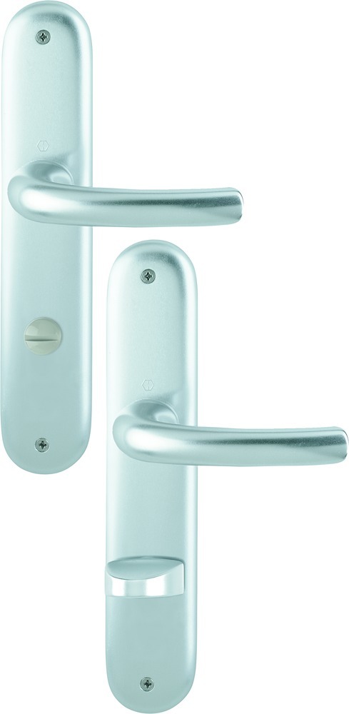 HOPPE® Drückergarnitur mit Langschild Tôkyô 1710/273P, Aluminium, 2805321 HOPPE® Drückergarnitur mit Langschild Tôkyô 1710/273P, Aluminium, 2805321