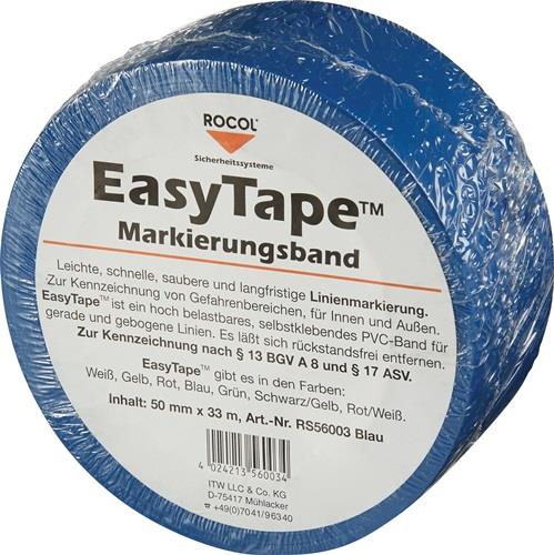 ROCOL Bodenmarkierungsband Easy Tape PVC blau L.33m B.50mm Rl.ROCOL