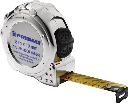 PROMAT Taschenrollbandmaß L.3m B.16mm mm/cm EG II Ku.CR PROMAT