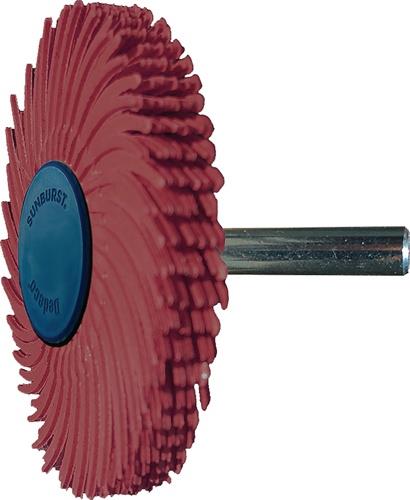 TYROLIT Radialbürstenscheibe Sunburst D.51mm K.220 Rot 10000min-¹ TYROLIT